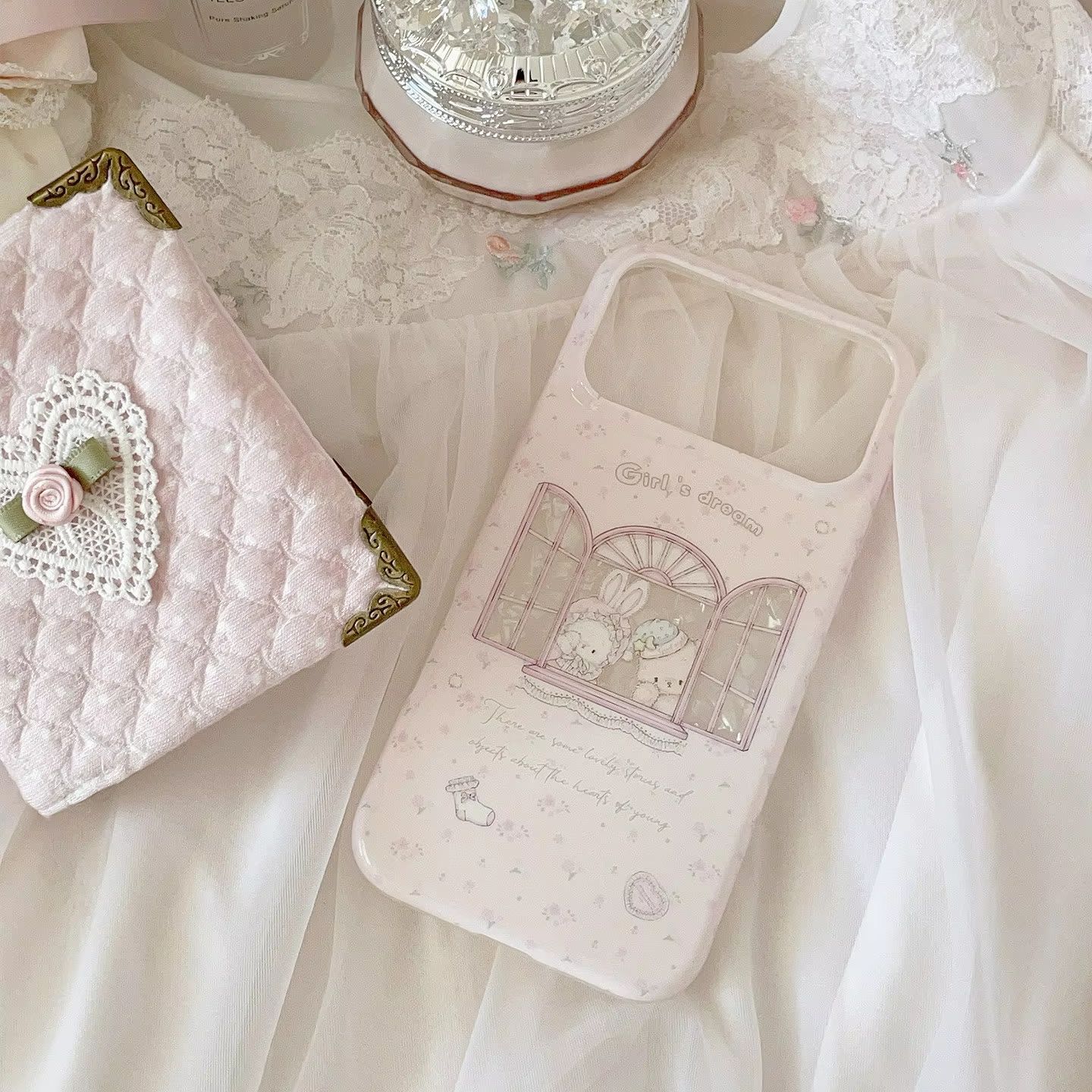 Phone Cases Girls - Coque de téléphone Y2K Rose Florale
