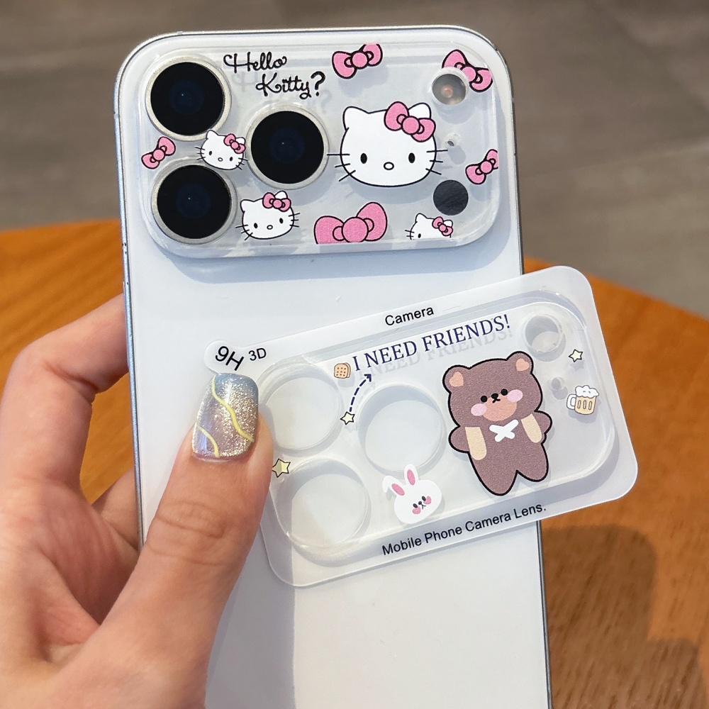 Phone Cases With Charms - Film protecteur d'objectif d'appareil photo dessin