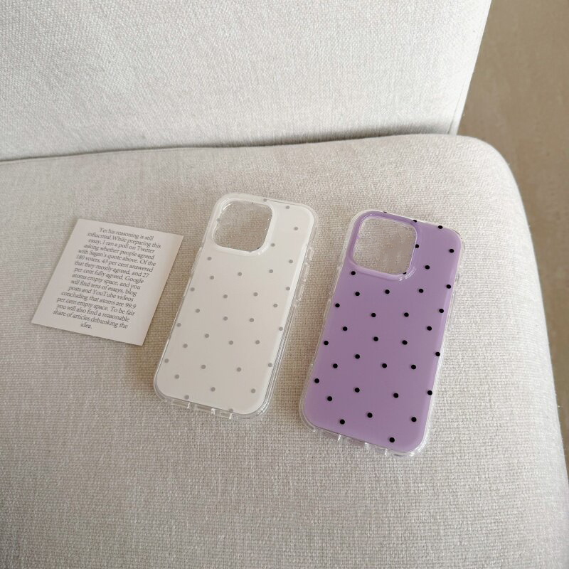 Phone Cases Polka Dot - Coque de téléphone coréenne à pois