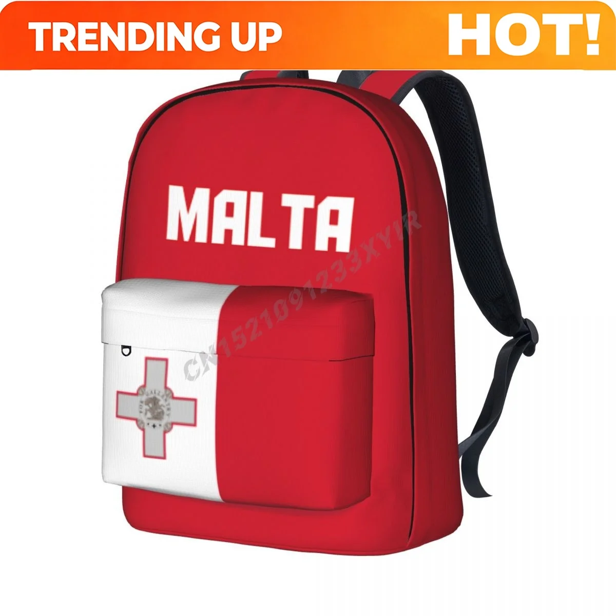 Phone Cases Malta - Sac à dos unisexe personnalisé, drapeau