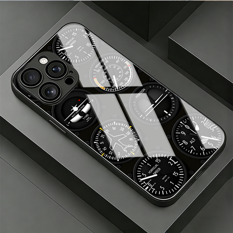 Phone Cases Aviation - Coque de téléphone en verre trempé