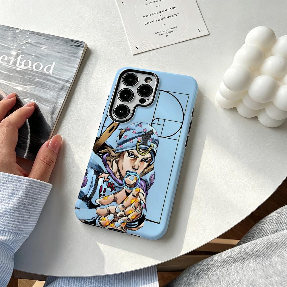 Phone Cases Anime - Coque de téléphone Anime J-JOJO Steel