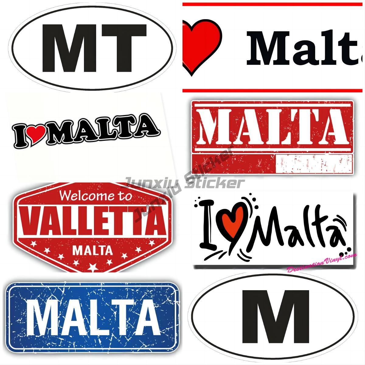 Phone Cases Malta - Autocollant drapeau de malte pour voiture,