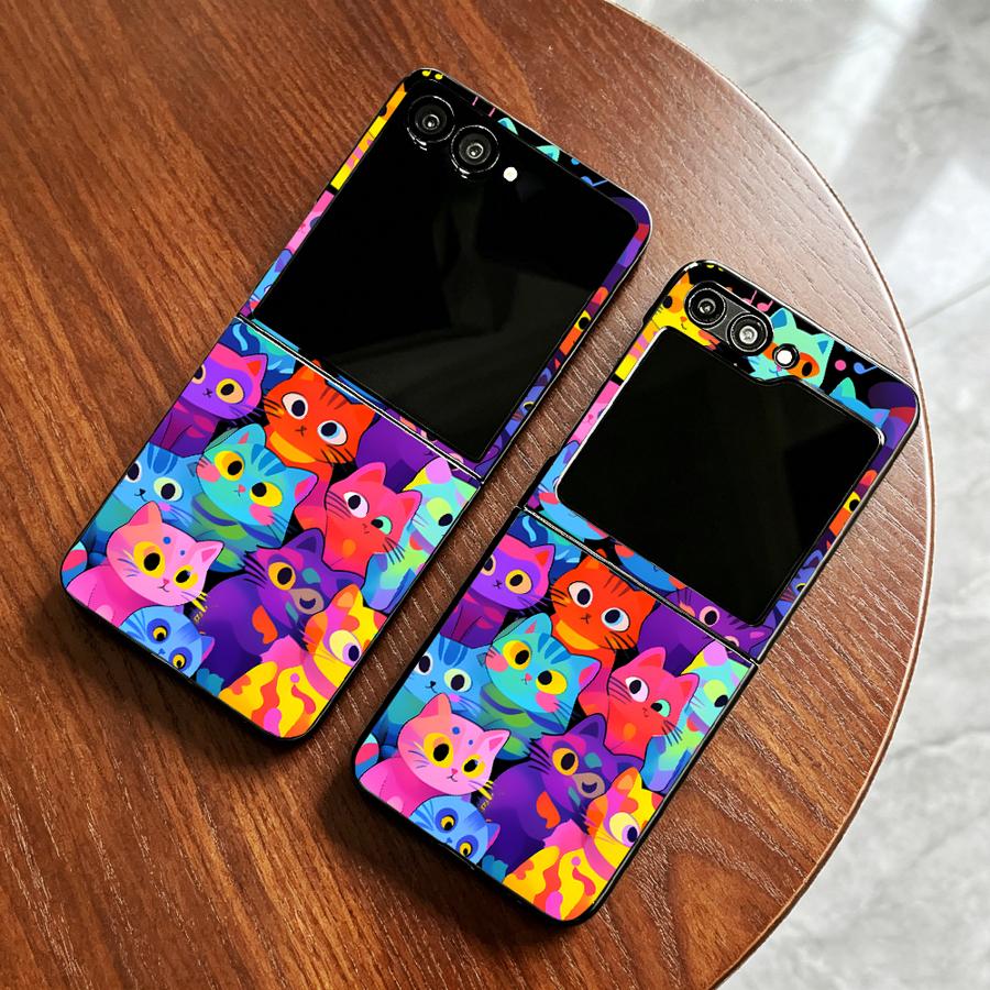 Phone Cases Z Fold 7 - Coque de téléphone intégrale motif chat