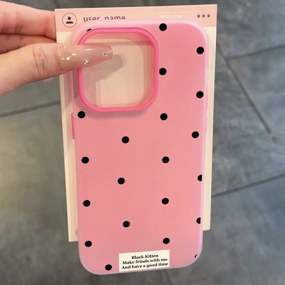 Coques minimalistes à pois pou - Phone Cases Polka Dot avis et prix