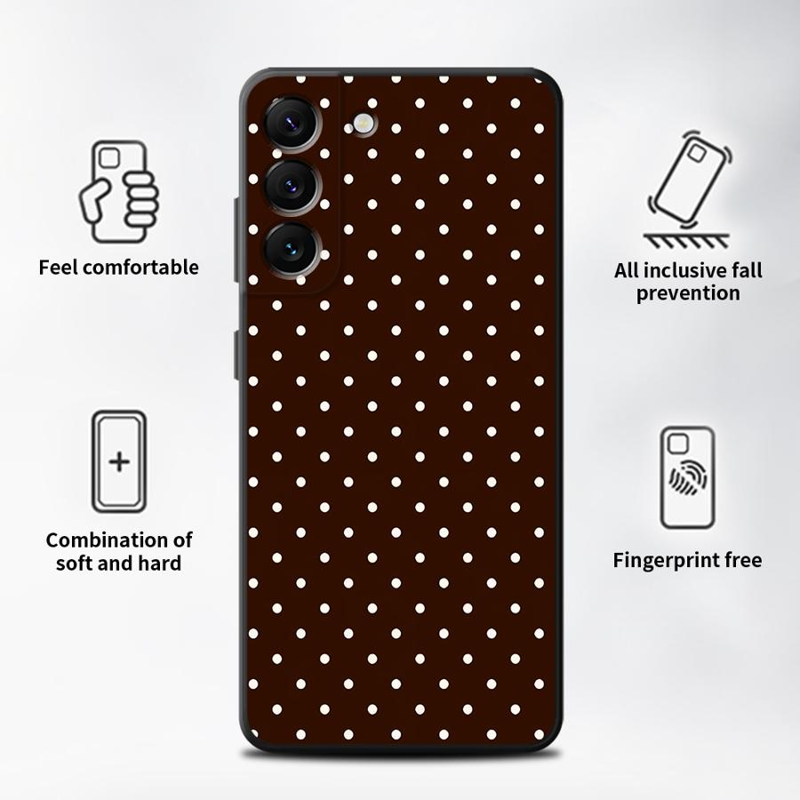 Étui rétro à pois pour Samsung - Phone Cases Polka Dot avis et prix