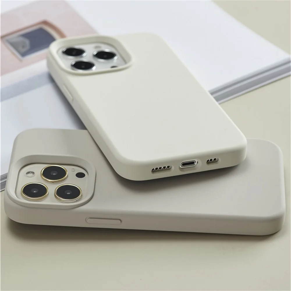 Étuis en silicone liquide d'or - Phone Cases Classy avis et prix