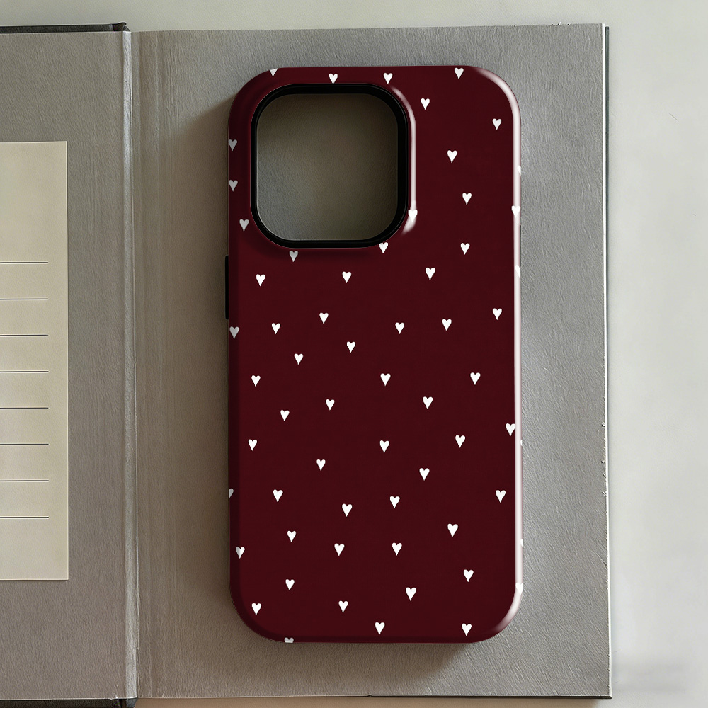 Coque de téléphone à pois roug - Phone Cases Classy avis et prix